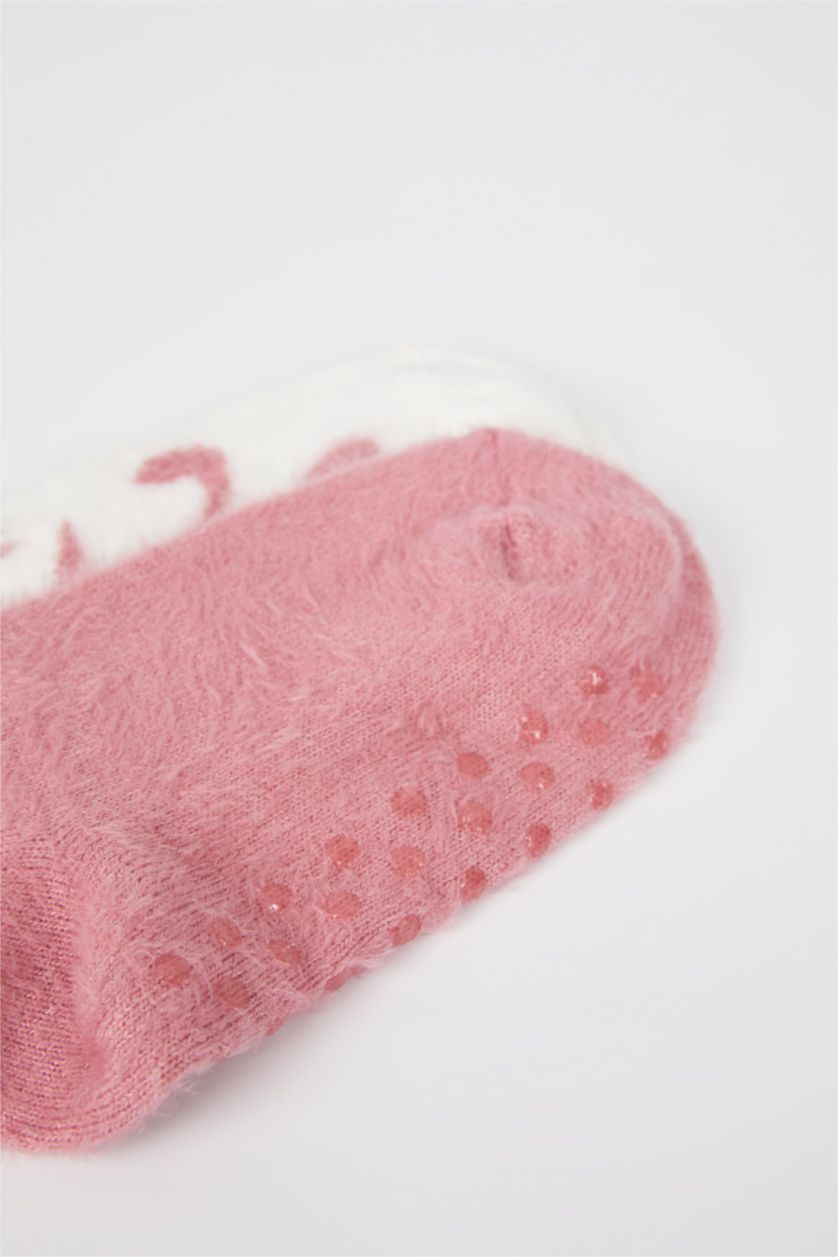 GIRLS & TEENS Pink Girls' Cotton 2-Pack Long Socks