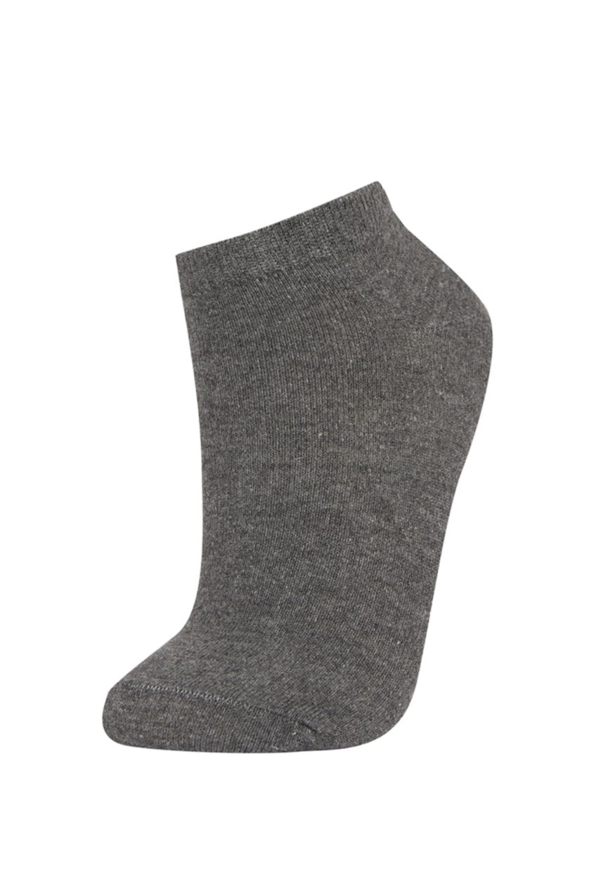 WOMAN Grey Women's Cotton 5 Pack Short Socks