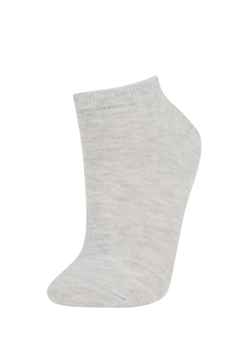 WOMAN Grey Women's Cotton 5 Pack Short Socks