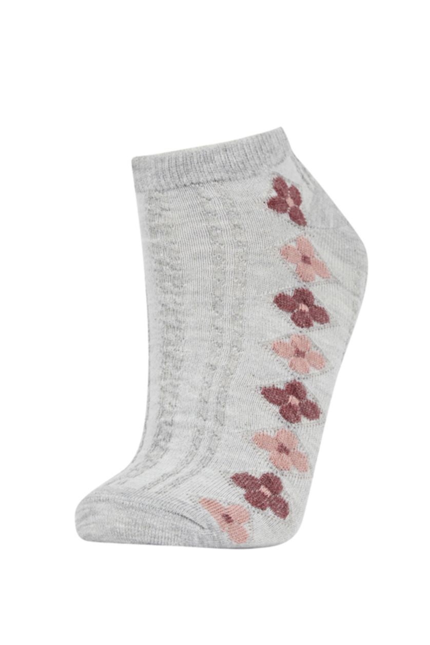 FEMME Blanc Lot de 3 paires de chaussettes courtes en coton pour femme