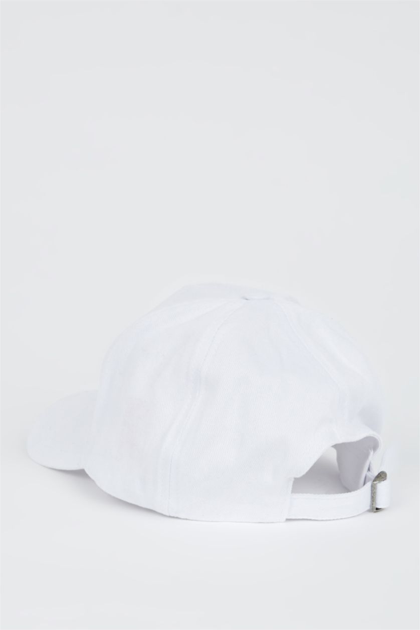 WOMAN White Snoopy Printed Baseball Cap