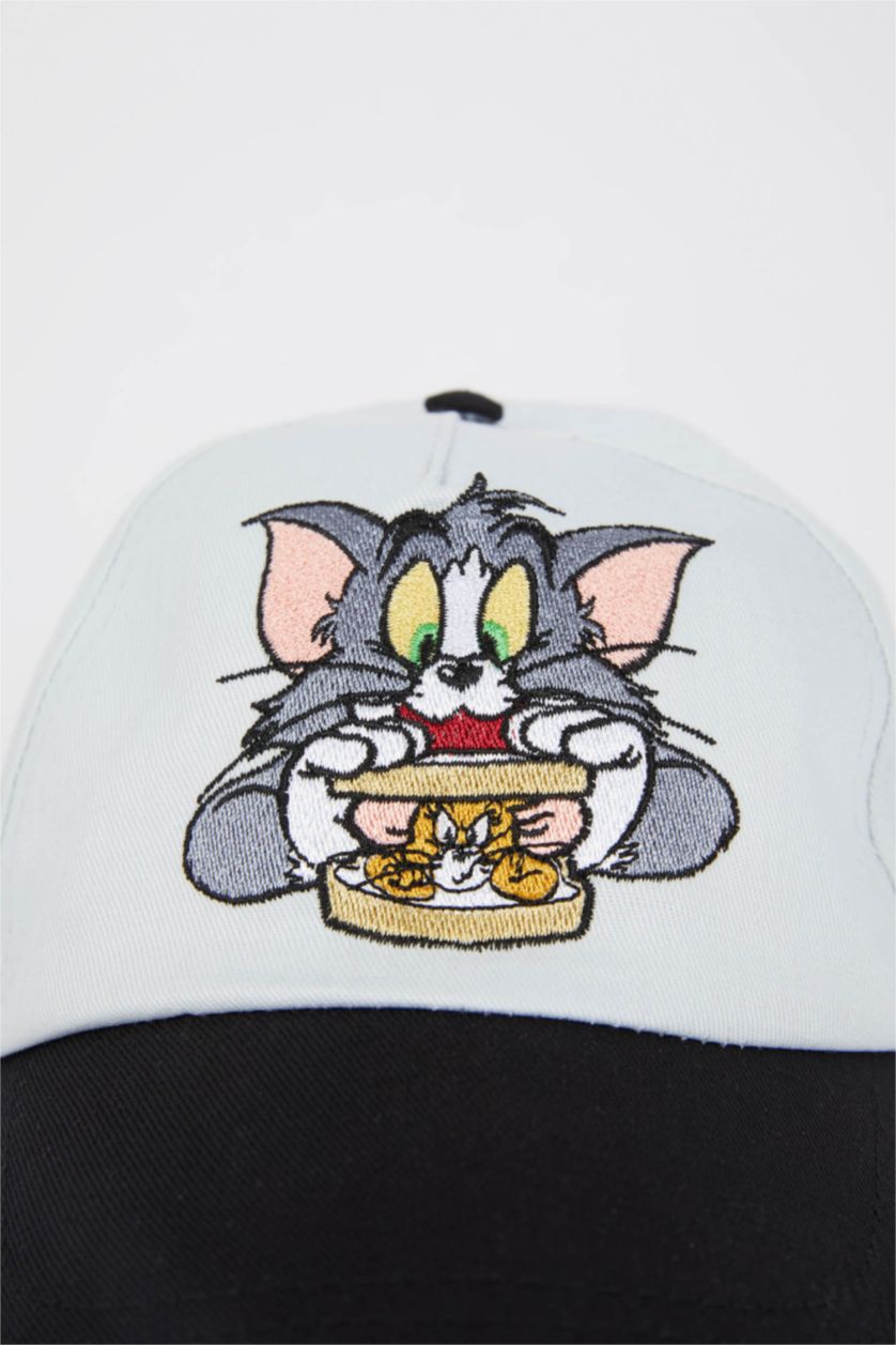 Kadın Açık Gri Kadın Tom & Jerry Cap Şapka