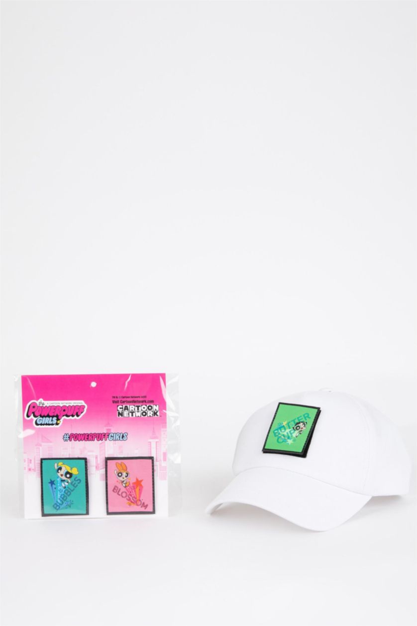 نساء أبيض قبعة كاب نسائي من باورف باف جيرل