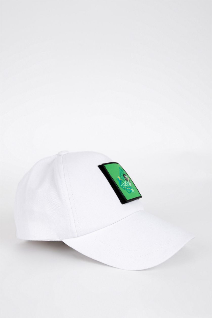 نساء أبيض قبعة كاب نسائي من باورف باف جيرل