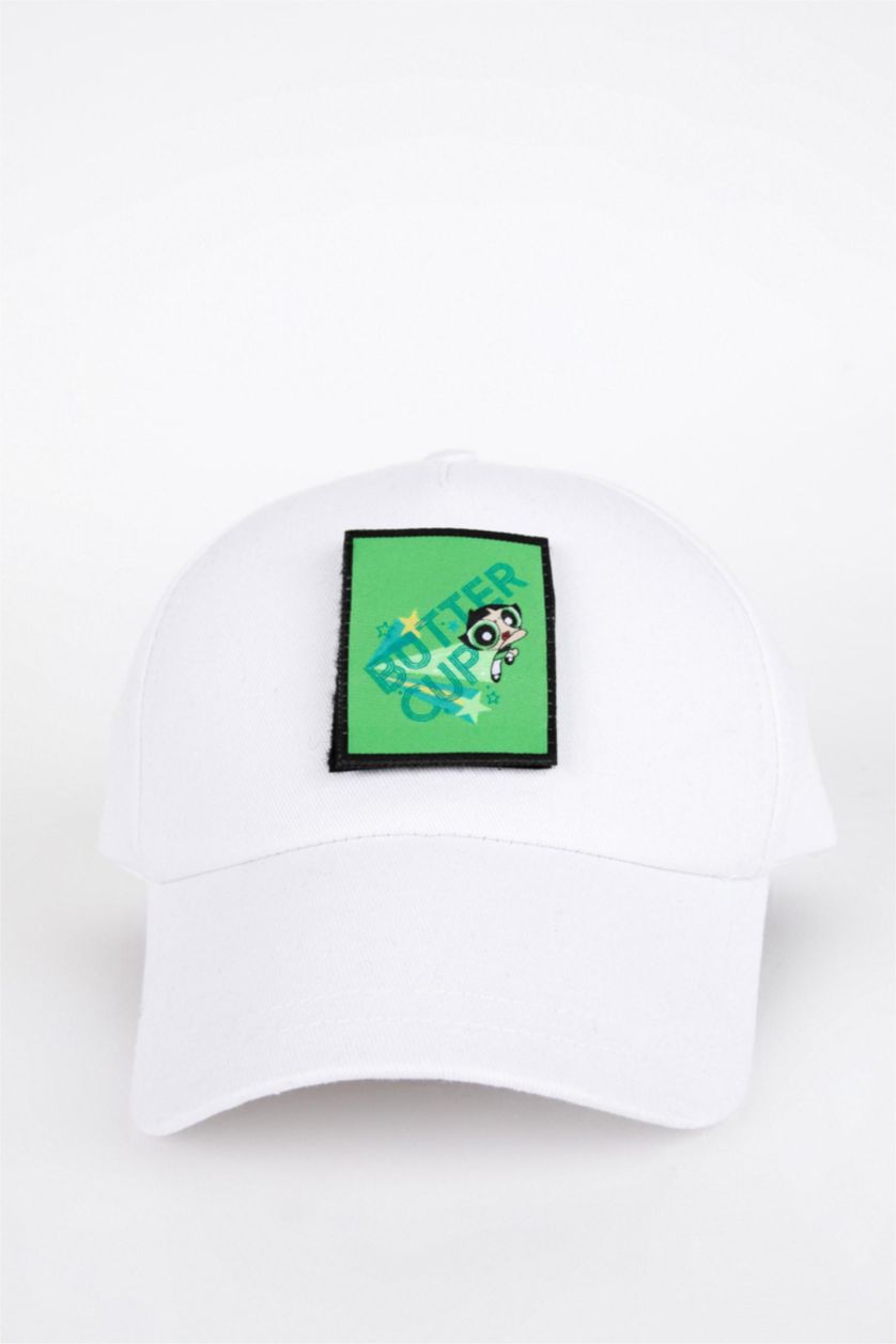 نساء أبيض قبعة كاب نسائي من باورف باف جيرل