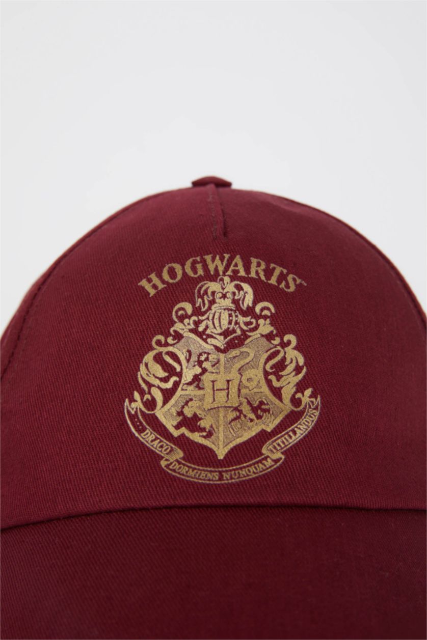 Woman Bordeaux Harry Potter Printed Cap