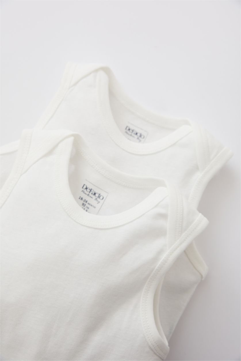 BABY BOY Beige Baby Boy Dinosaur Printed Newborn Cotton Rompers