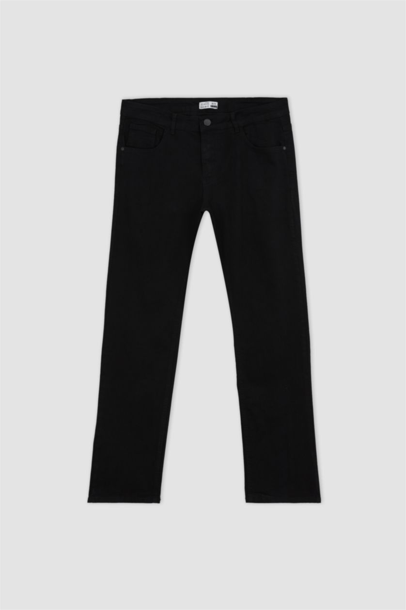 MAN Black Sergio Regular Fit Trousers