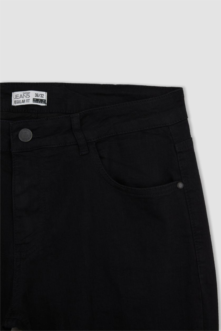MAN Black Sergio Regular Fit Trousers