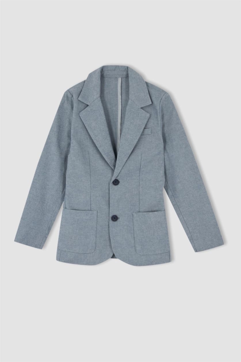 GARÇONS BLEU Clair Veste blazer à poche pour garçon