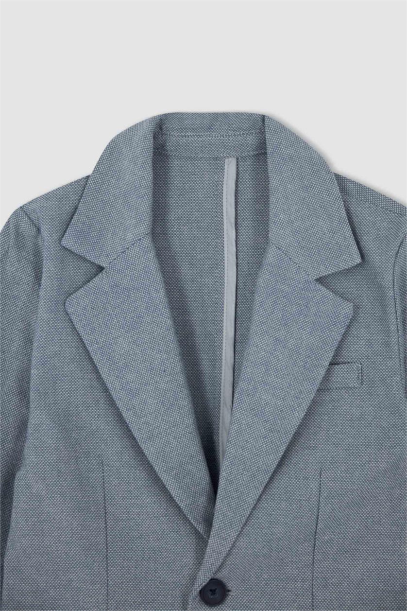 GARÇONS BLEU Clair Veste blazer à poche pour garçon