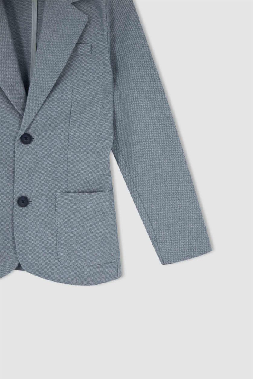 GARÇONS BLEU Clair Veste blazer à poche pour garçon