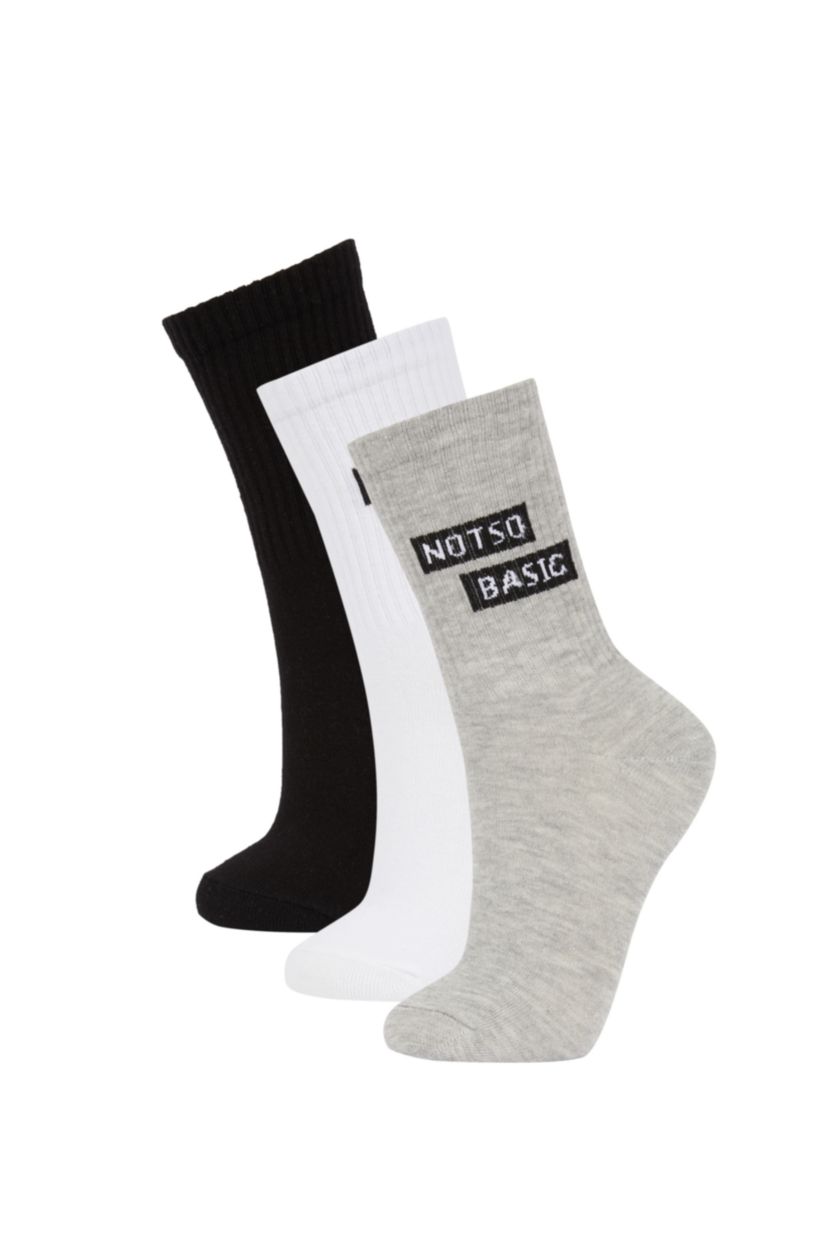 نساء Karma 3 piece Cotton Long sock