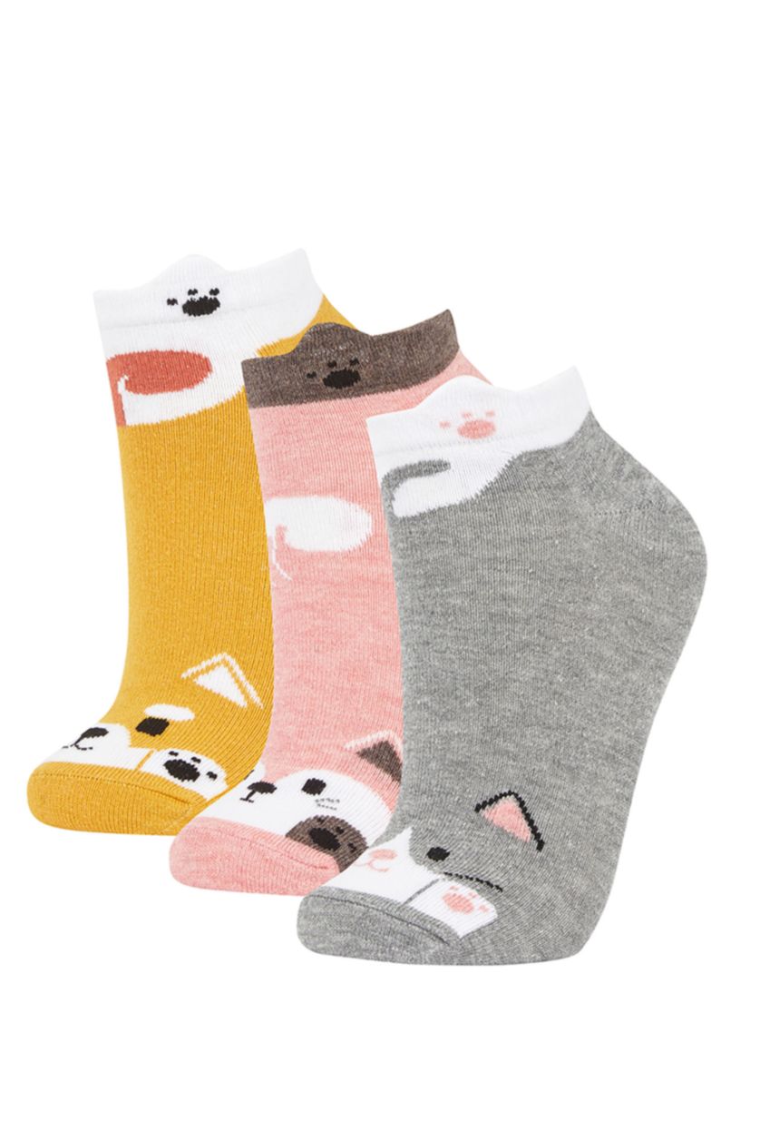 WOMAN Karma 3 piece Cotton Short Socks