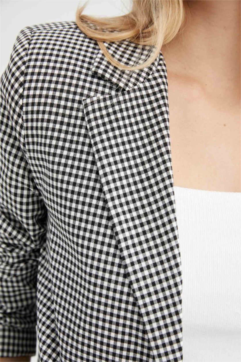 Kadın Siyah Loose Fıt Blazer Ceket