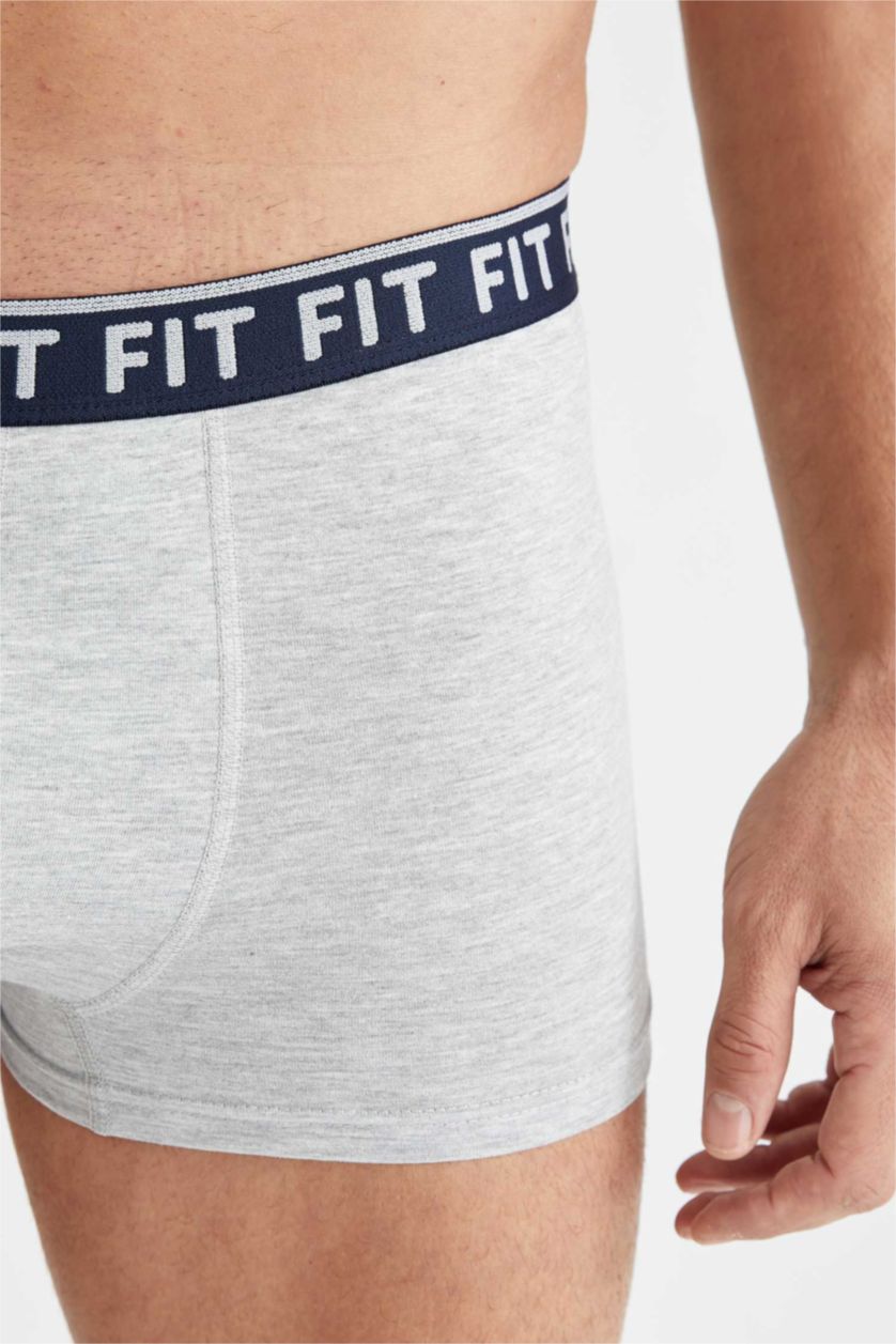 HOMME Marin Lot de 3 boxers en coton coupe standard Defacto Fit