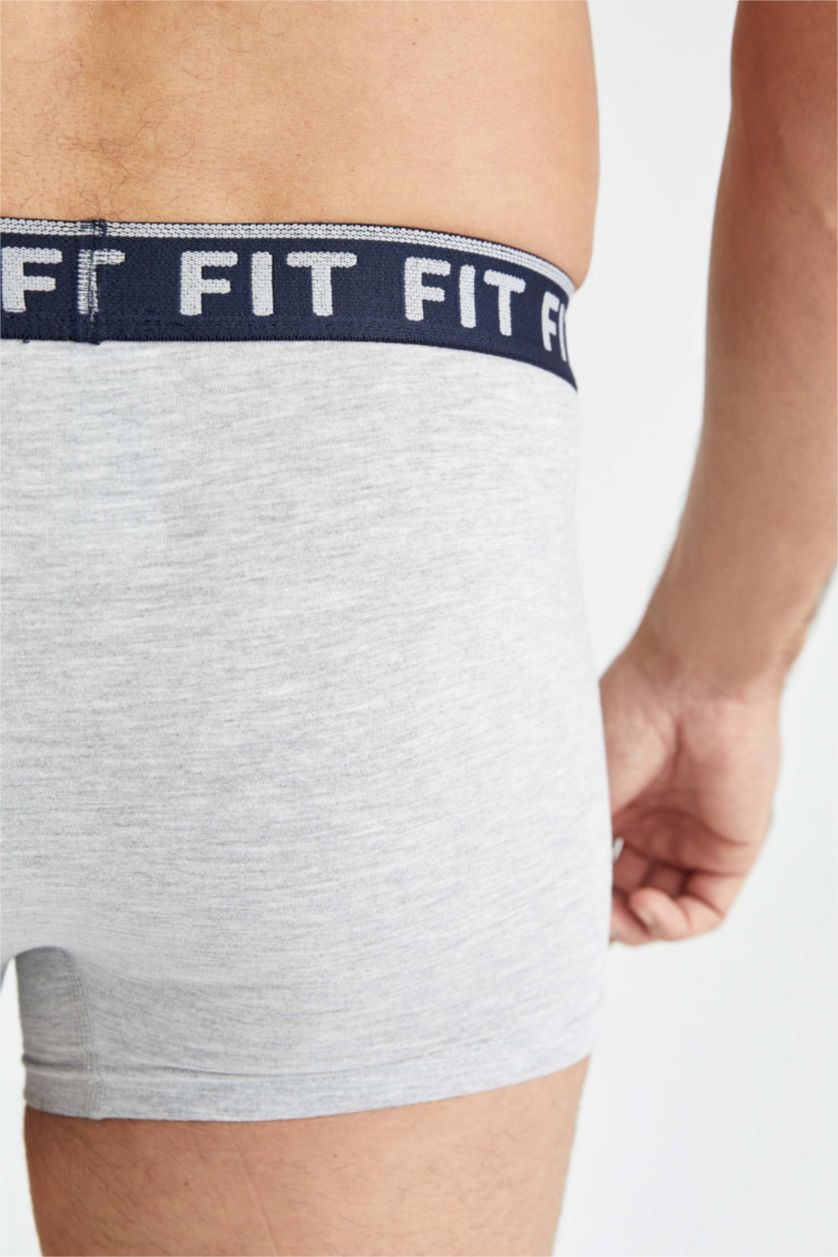 HOMME Marin Lot de 3 boxers en coton coupe standard Defacto Fit