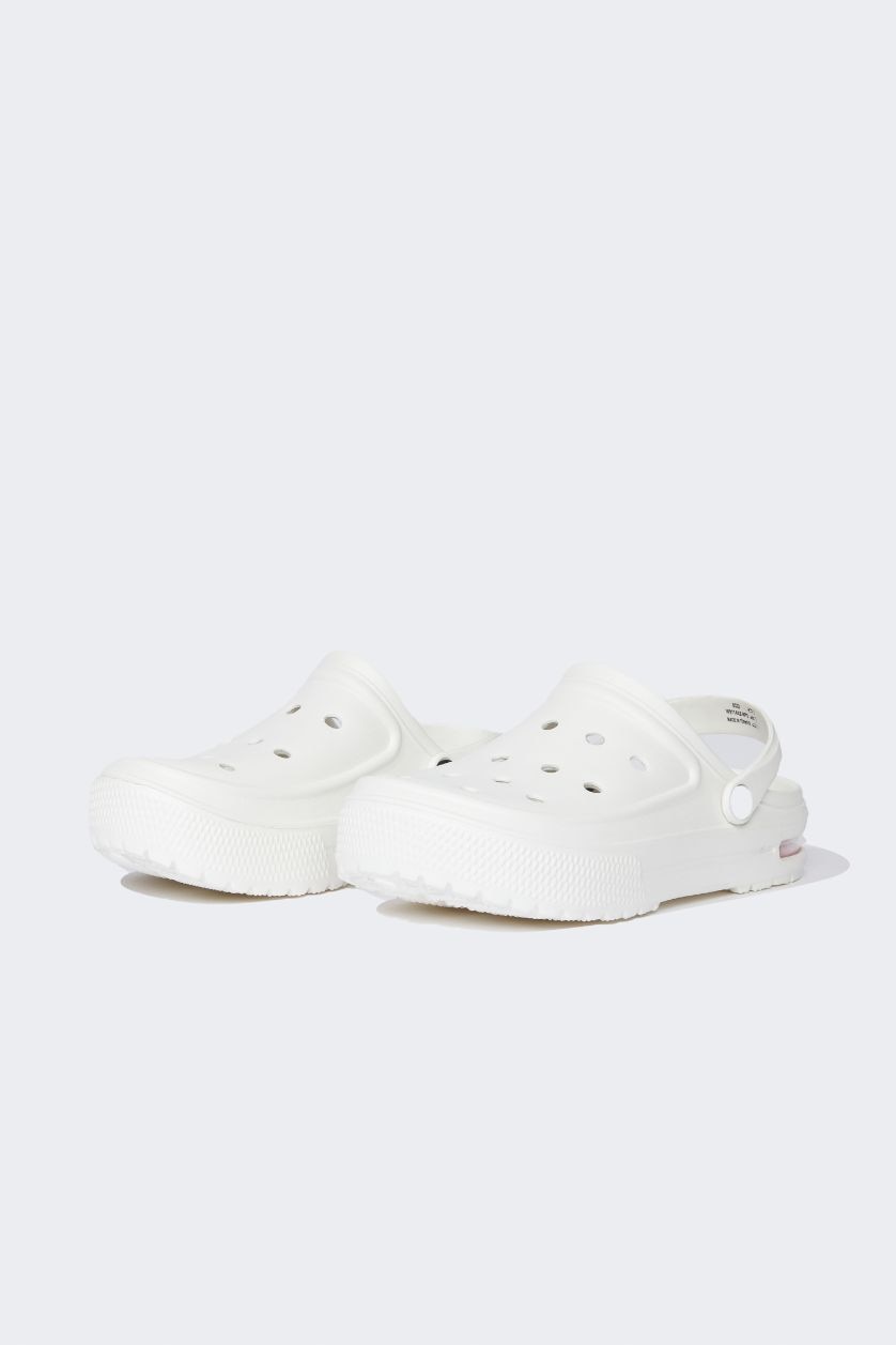 Man White Boy Flat Sole Eva Sandals