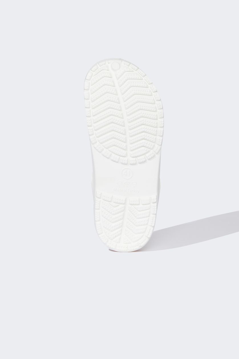 Man White Boy Flat Sole Eva Sandals