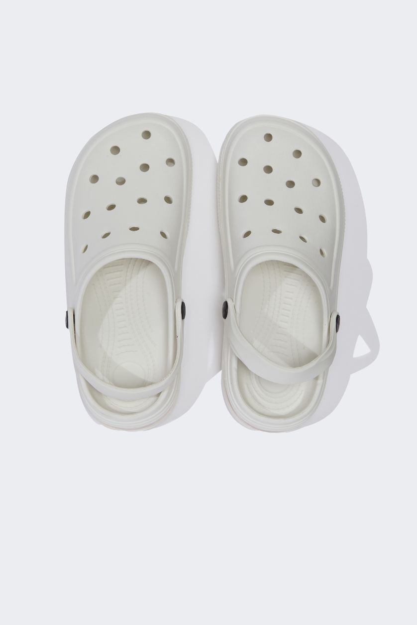 Man White Boy Flat Sole Eva Sandals