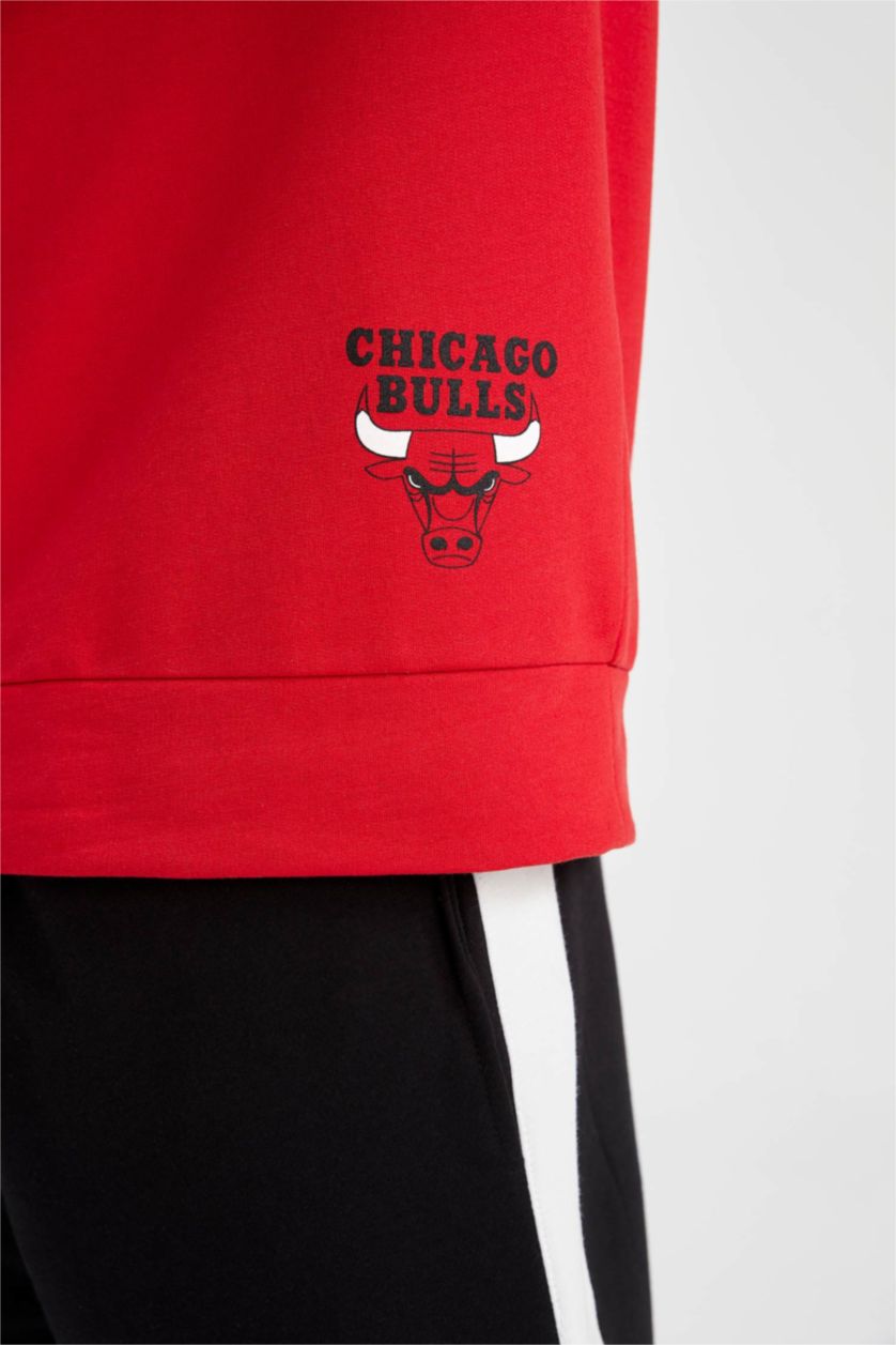 MAN Red Thin Sweatshirt Fabric Short Sleeve T-Shirt