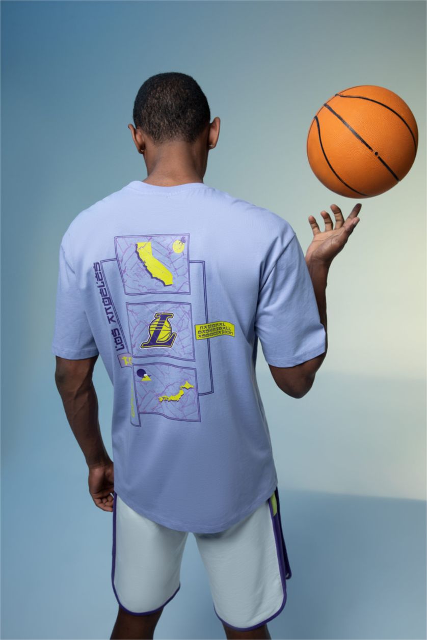 MAN Light Lilac Short Sleeve T-Shirt