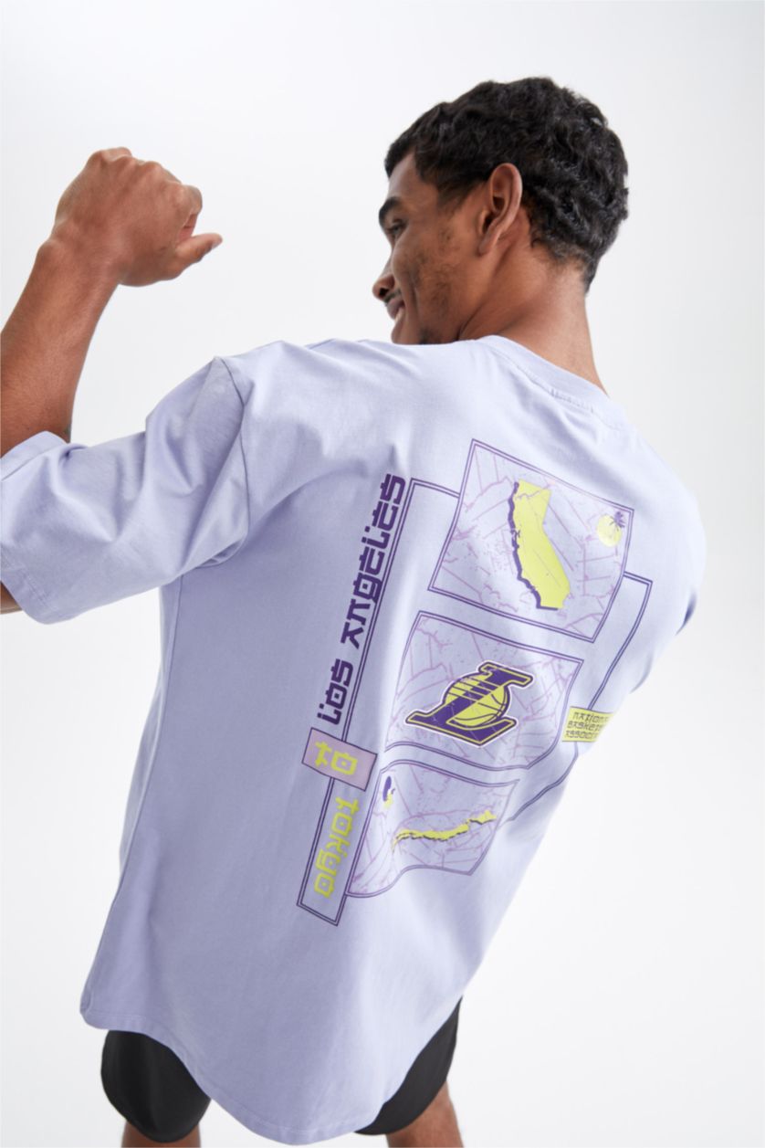 MAN Light Lilac Short Sleeve T-Shirt