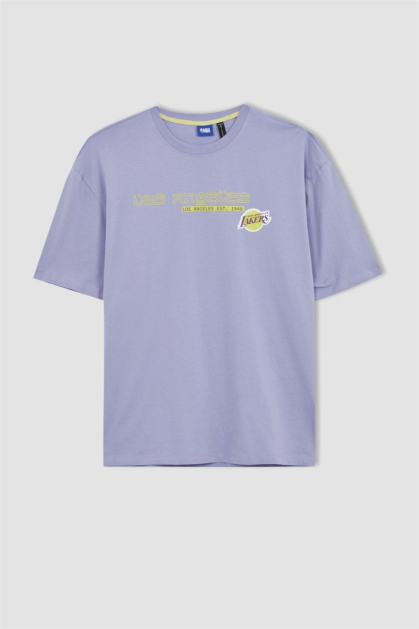 MAN Light Lilac Short Sleeve T-Shirt