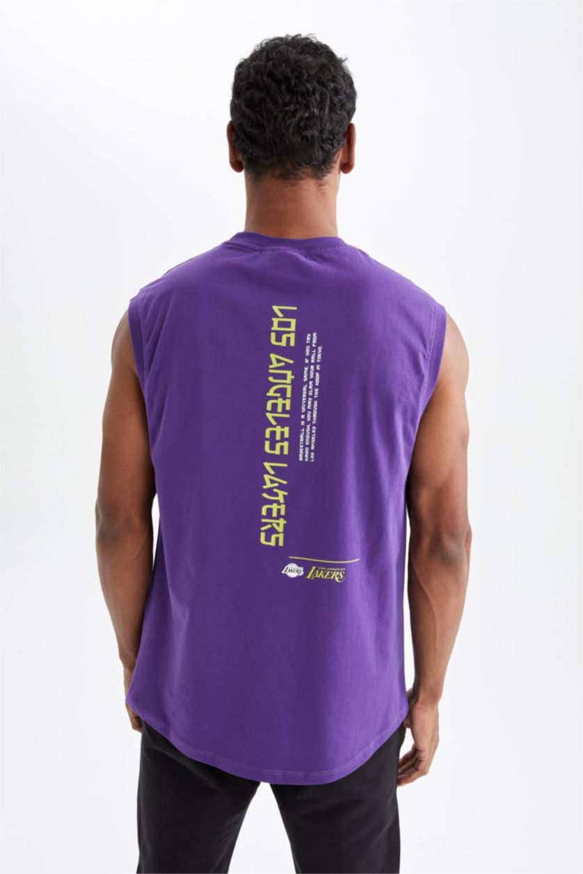 MAN Dark Purple Short Sleeve T-Shirt