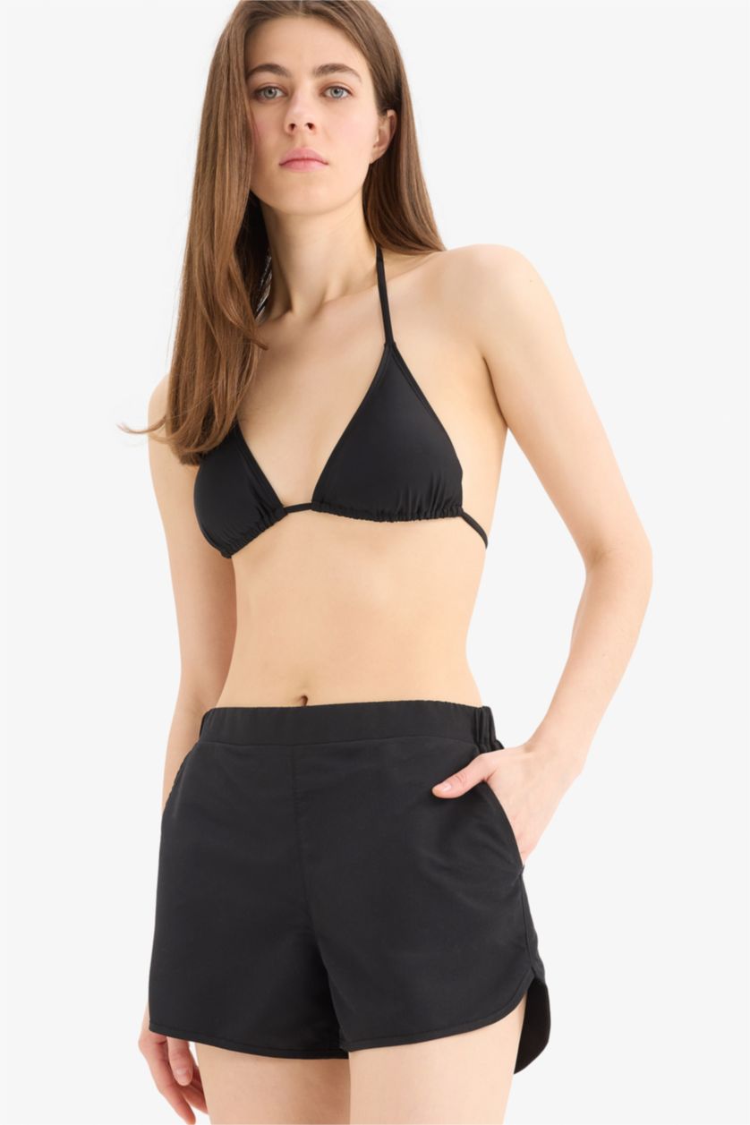 WOMAN Black Fall in Love Quick Dry Swim Shorts