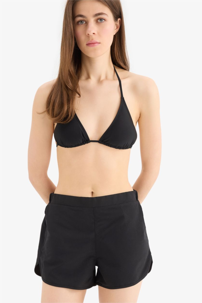 WOMAN Black Fall in Love Quick Dry Swim Shorts