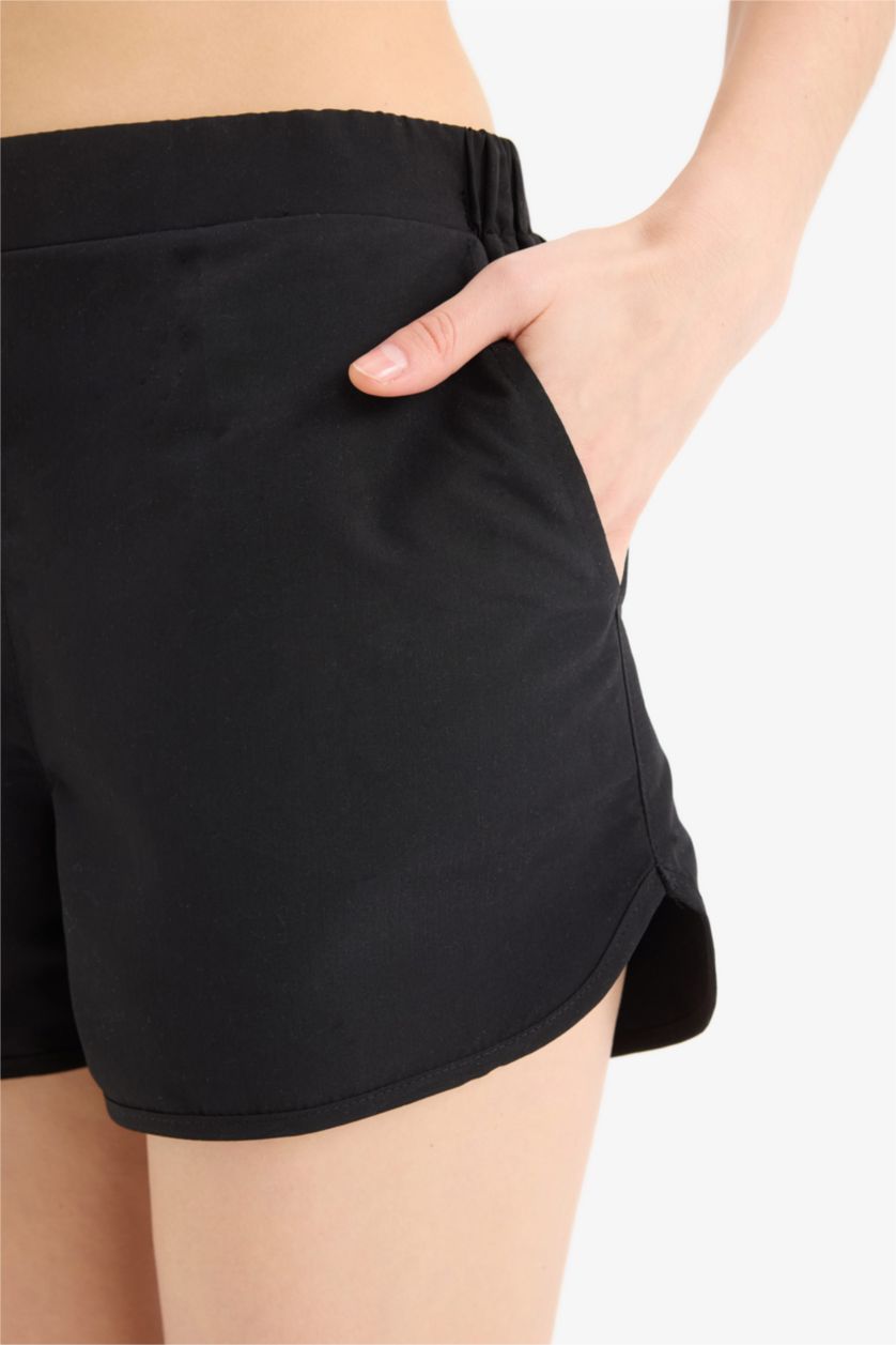 WOMAN Black Fall in Love Quick Dry Swim Shorts