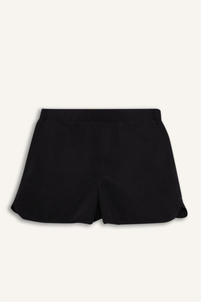 Әйелдерге қара Regular Fit теңіз шорты