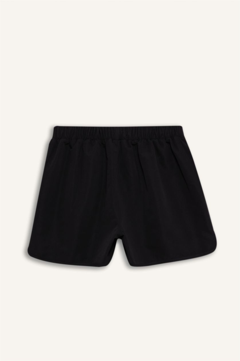 Әйелдерге қара Regular Fit теңіз шорты