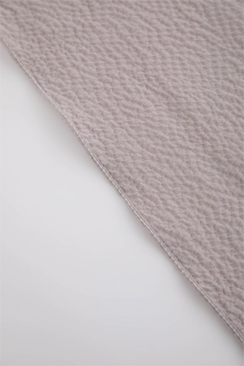 FEMME Gris Châle Crêpe Basique Femme