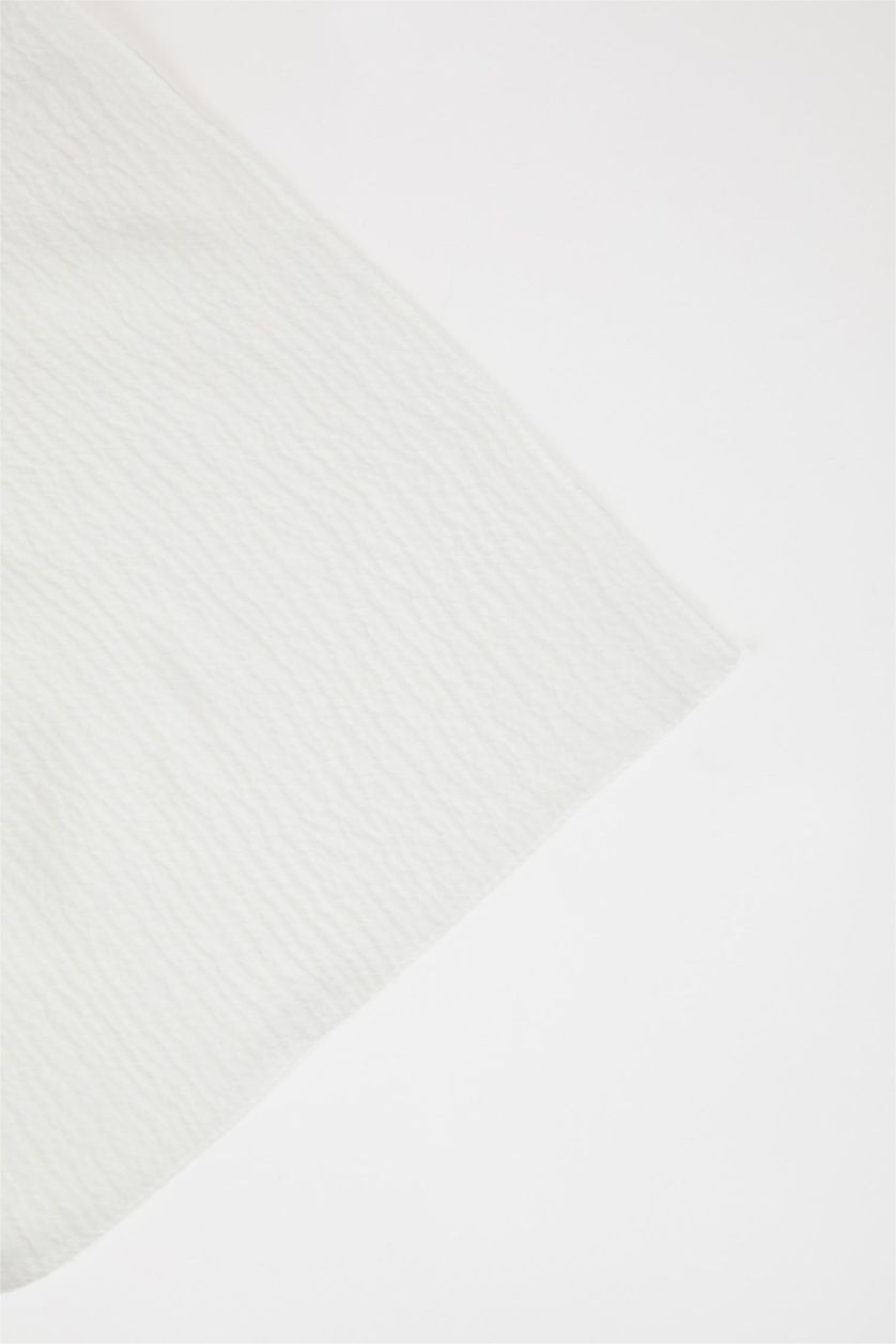 Kadın Kırık Beyaz Kadın Bürümcük Tesettür Şal