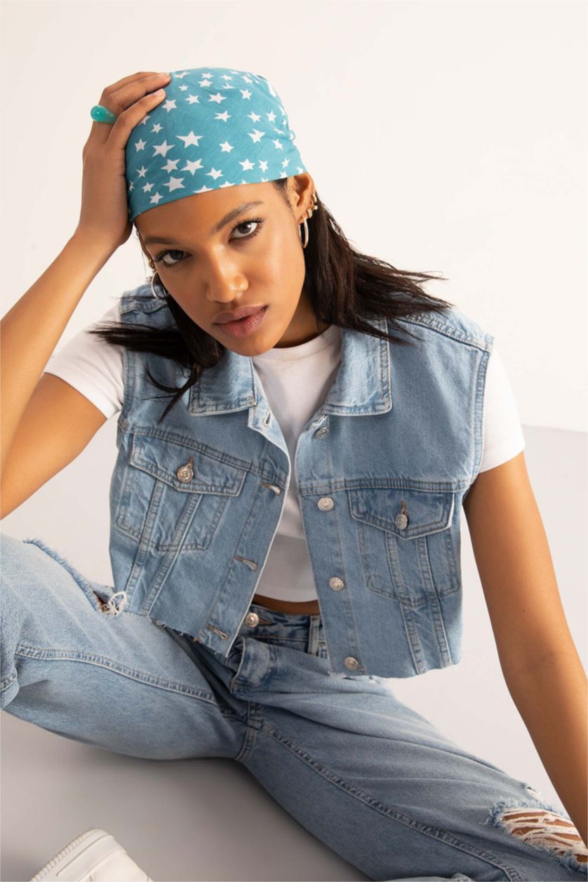 Женщины Мятный Бандана из хлопка для женщин