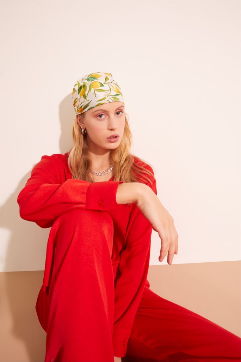 FEMME Jaune Châle Femme