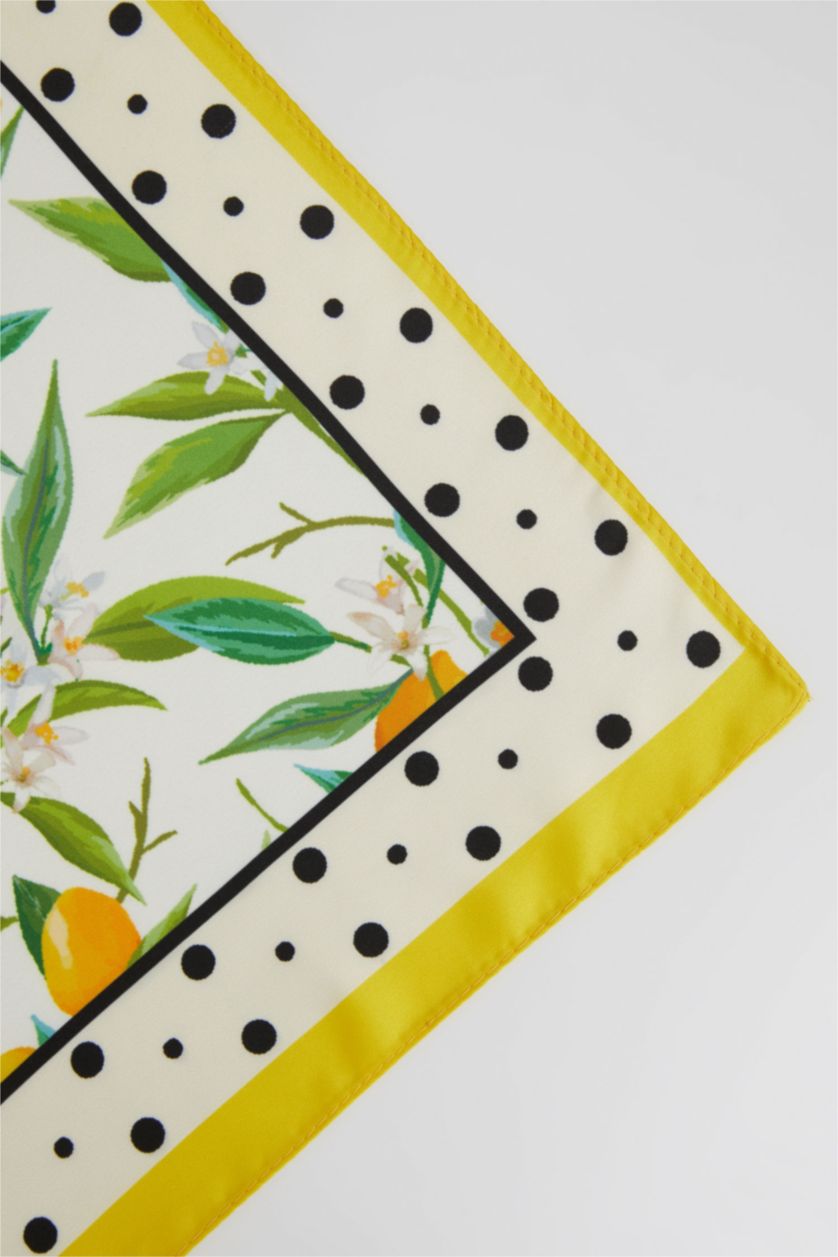 FEMME Jaune Châle Femme