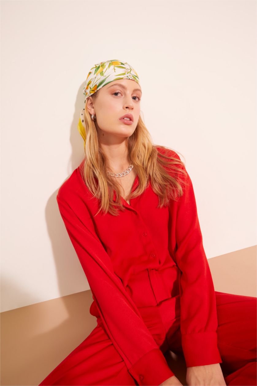 FEMME Jaune Châle Femme