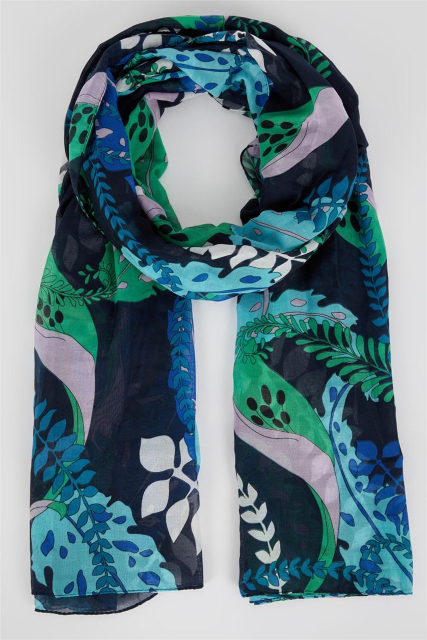 FEMME Marin Châle à motif floral pour femme