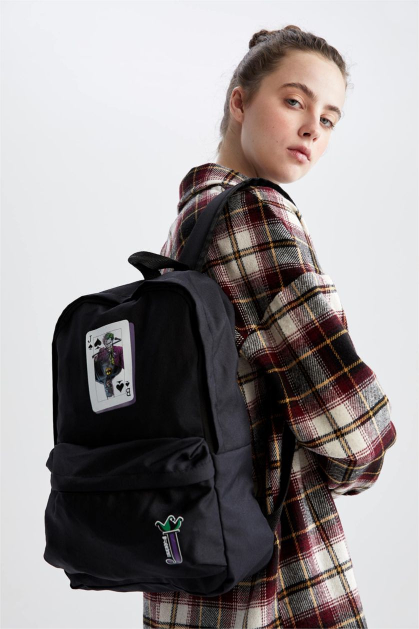 HOMME Noir Grand sac à dos sous licence Batman pour homme