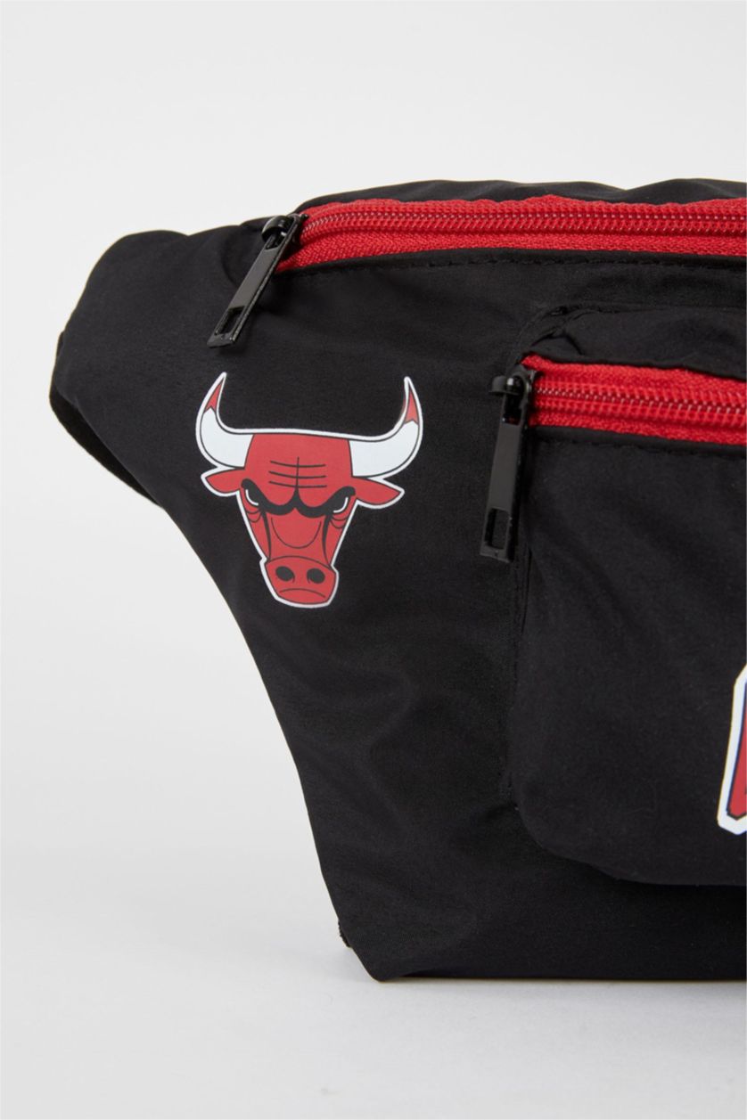 Мужчины Черный Поясная сумка NBA Chicago Bulls для мужчин