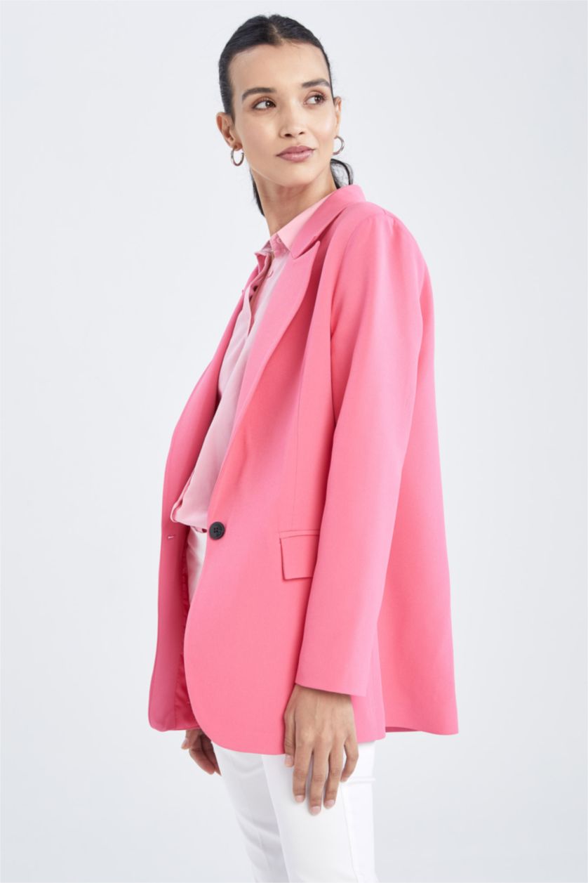 WOMAN Fushsia Oversize Fit Blazer