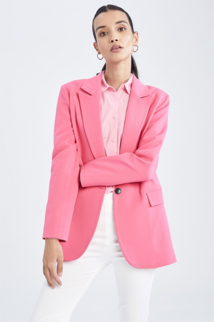 WOMAN Fushsia Oversize Fit Blazer