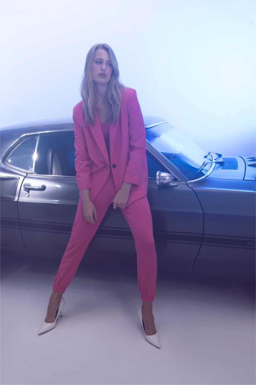 WOMAN Fushsia Oversize Fit Blazer
