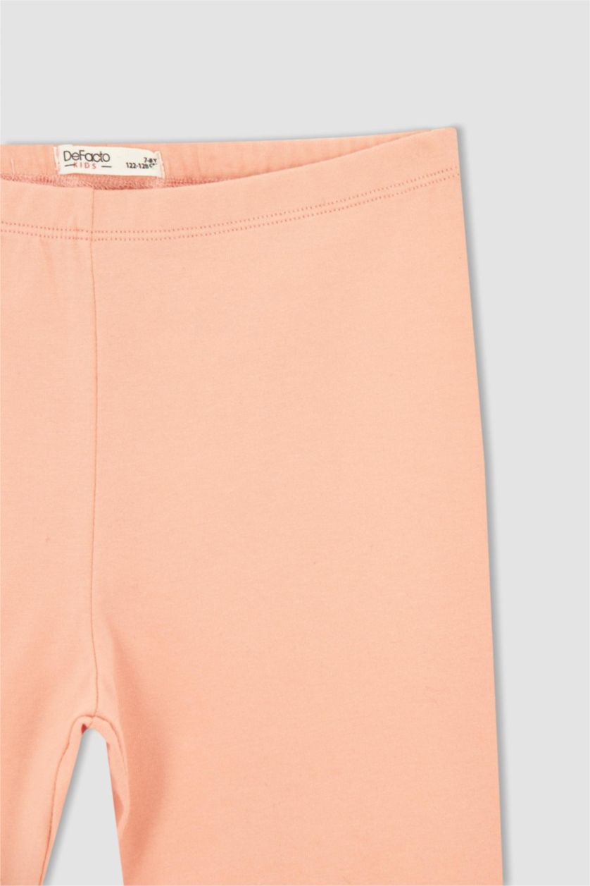 GIRLS & TEENS Salmon Girl Slim Fit Bear Printed Leggings