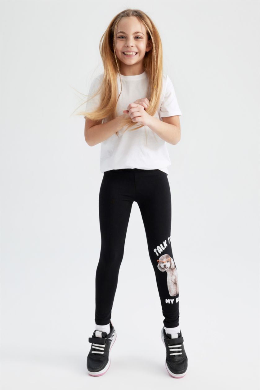 بناتي أسود بنطلون ليجن بناتي سليم فيت