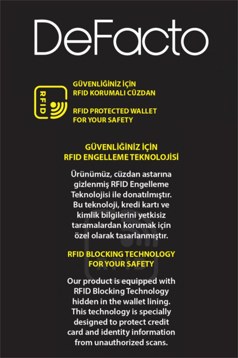 MAN Black Men's Harry Potter Licensed Faux Leather Wallet