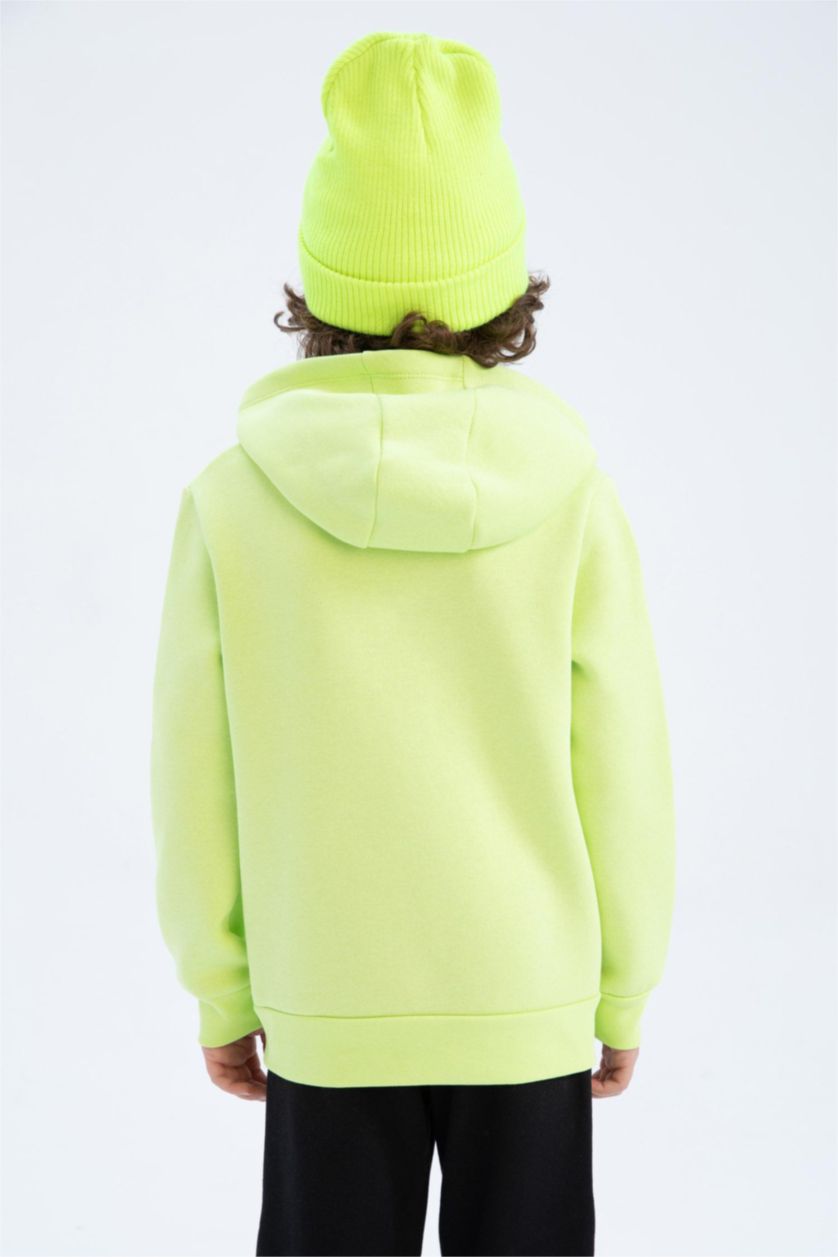 GARÇONS Vert Sweat À Capuche Regular Fit Pour Garçon